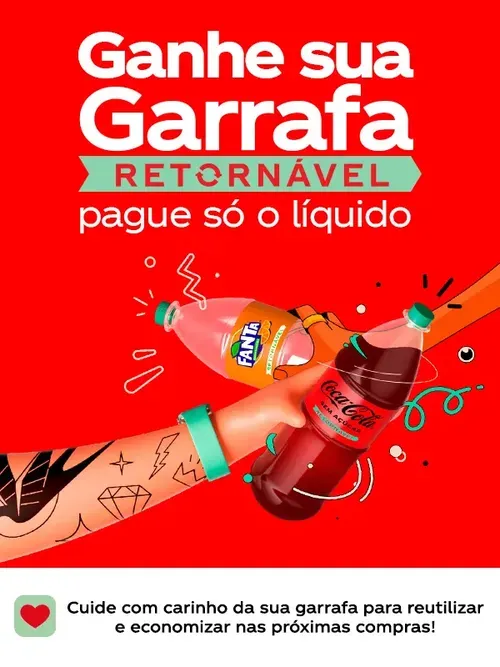 Coca-Cola: Ganhe Sua Garrafa Retornvel 